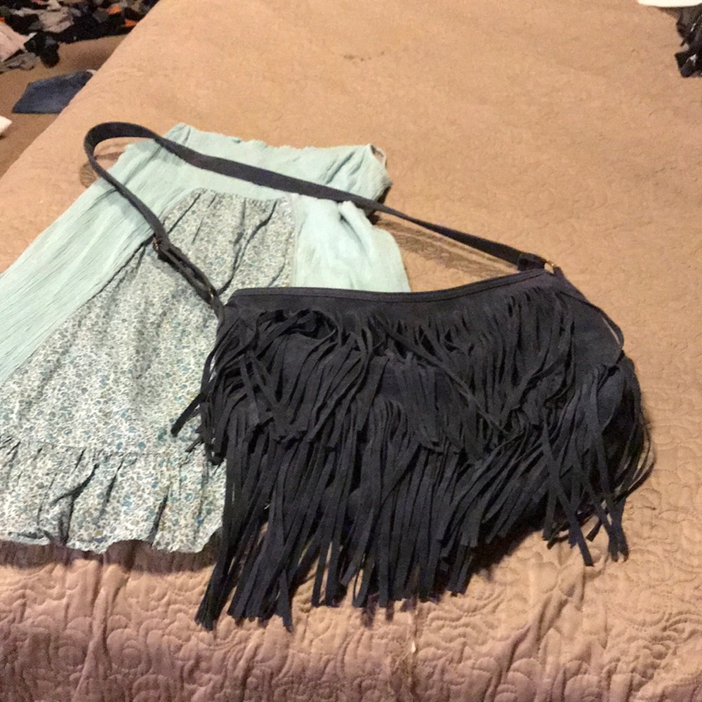 Re-Posh fringe crossbody purse